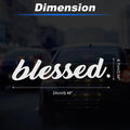 Reflective Bumper Decal for