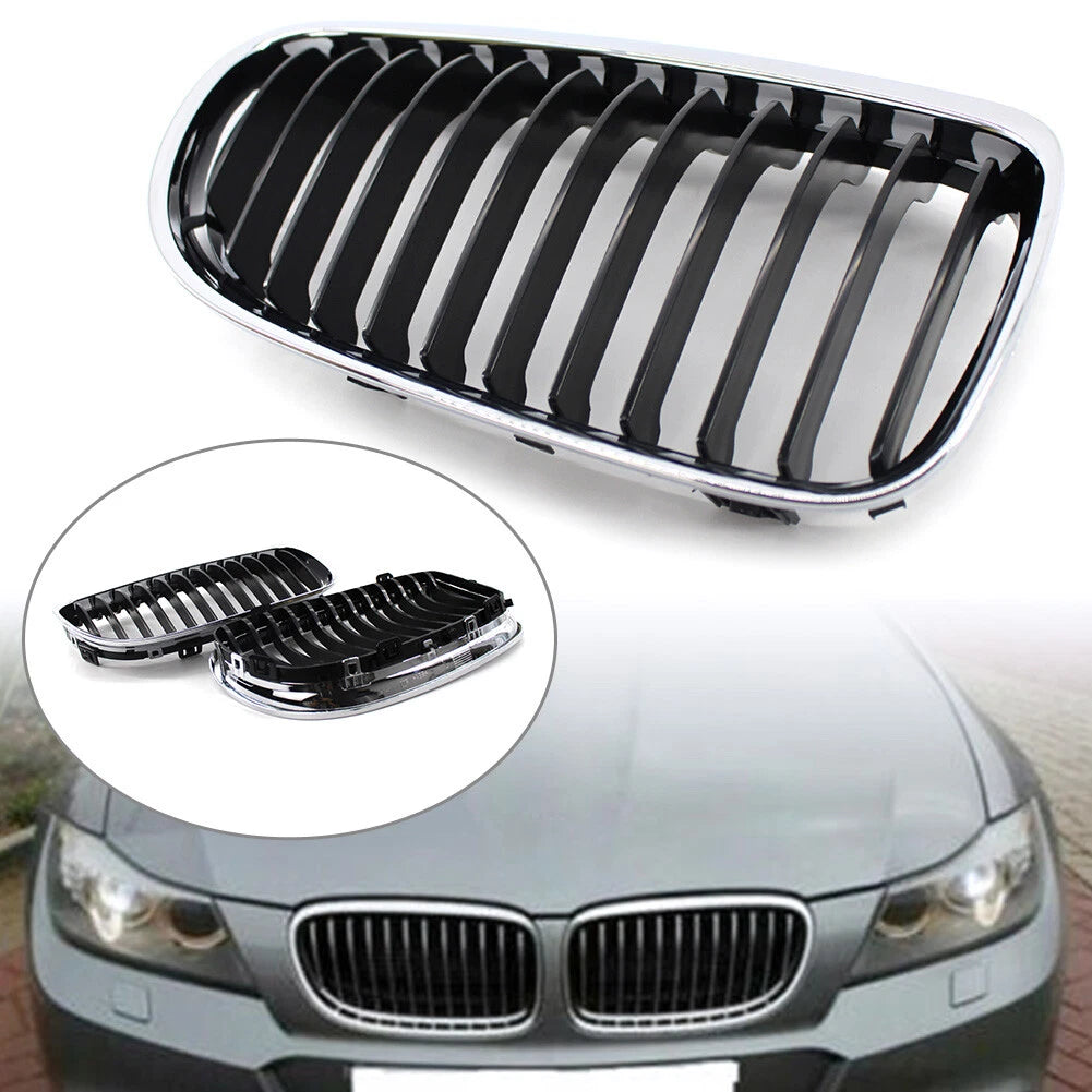 Front Mesh Bumper Grille for BMW 3-Series E90 E91 (2007–2013) Honeycombe Style