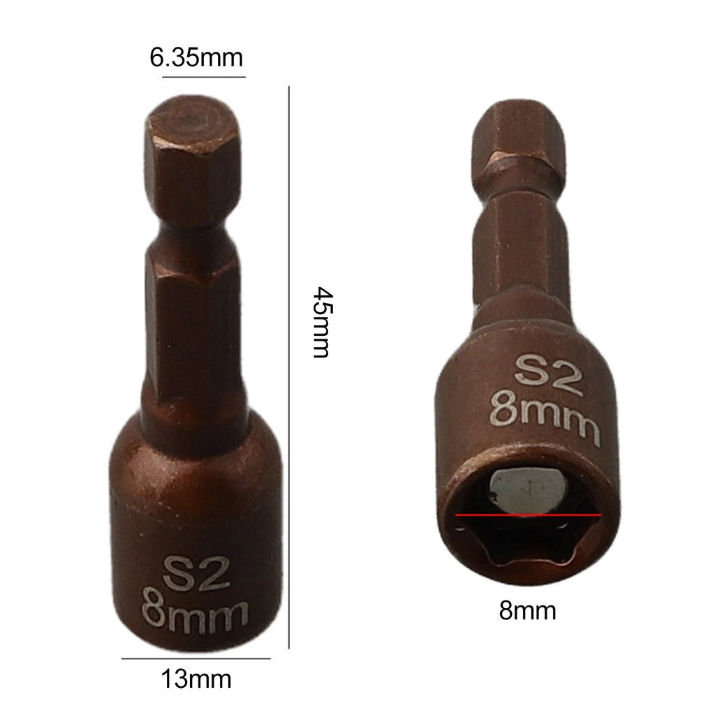 Magnetic Nut Driver Set for Electric Screwdrivers (Universal)
