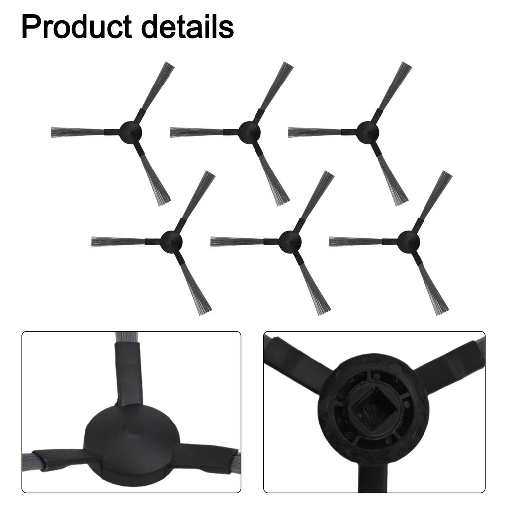 6 Replacement Side Brushes for bObsweep (2016–2023)