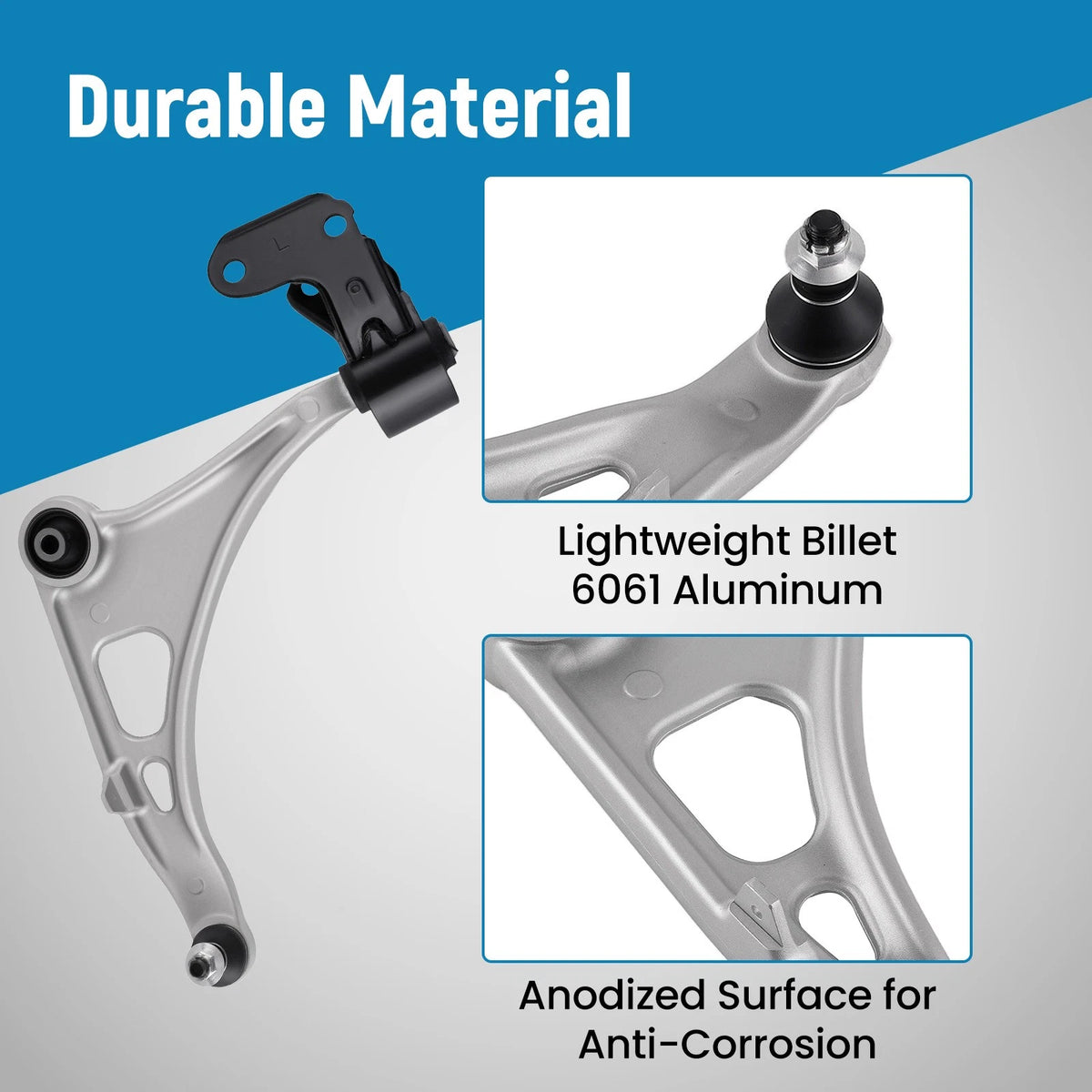 Front Left Lower Control Arm w/Ball Joint for Acura MDX Honda Pilot (2014–2023)