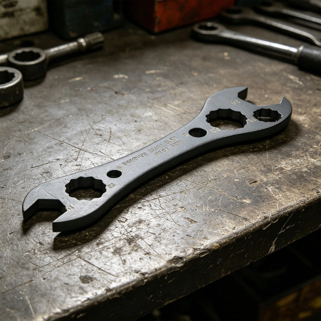 Multi Purpose Air Conditioner Repair Wrench with Flat Double End Design