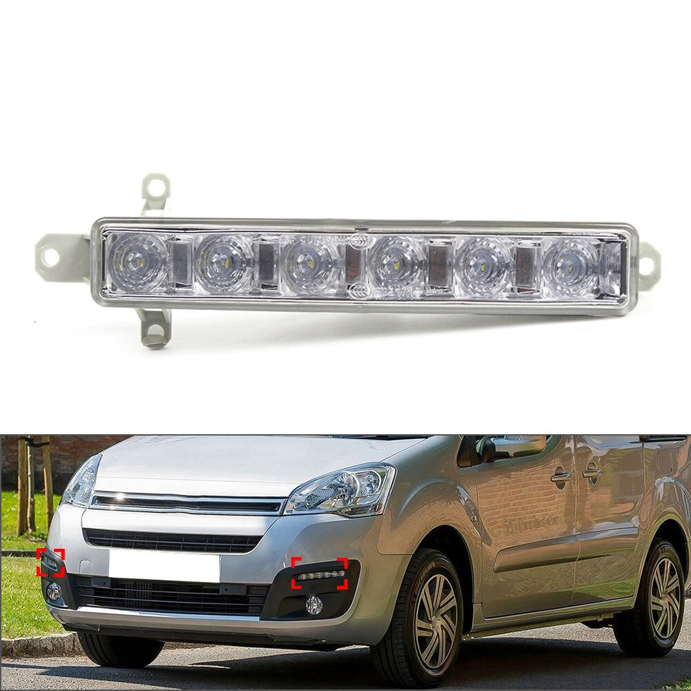 Left Daytime Running Fog Light for Citroen Berlingo, Peugeot 107, 308, Partner
