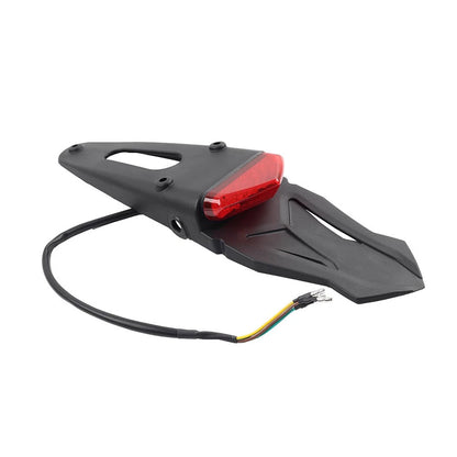 Rear Mudguard Tail Light Brake Lamp for Off-Road Motorcycle (Fits )