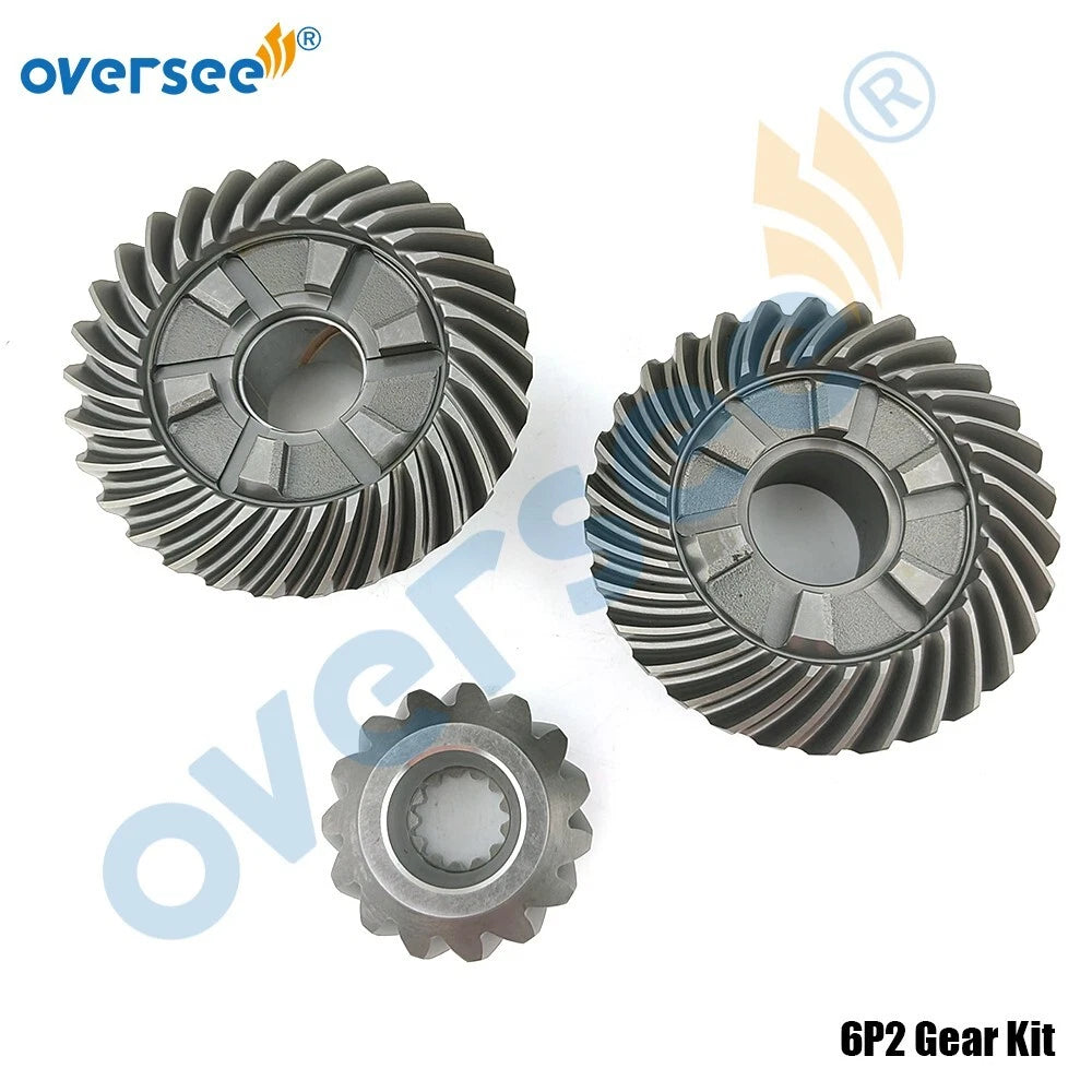 6P2 Gear Kit for Yamaha Outboard 200 225 250HP (4-Stroke) (2000–2023) 6P2-45560 45551 45571