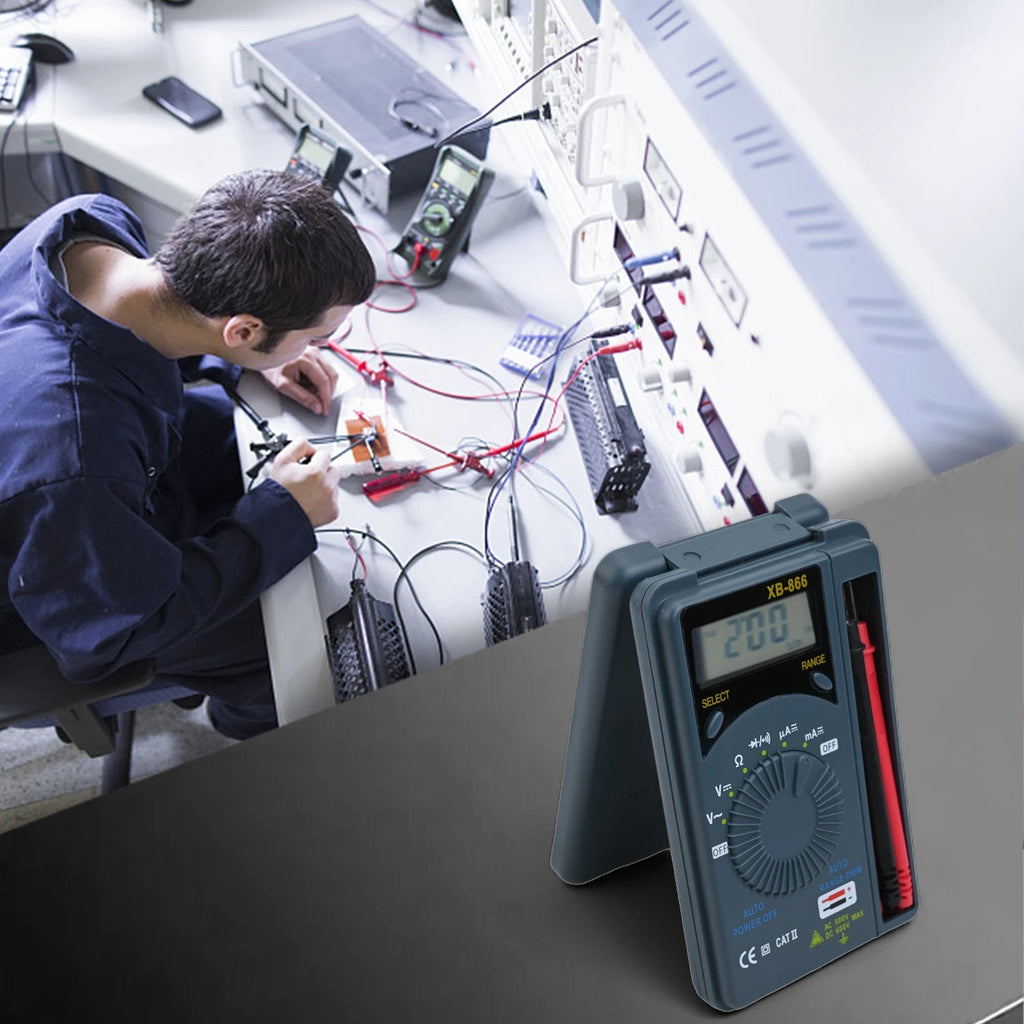 Portable LCD Digital Multimeter Auto Range AC/DC Tester