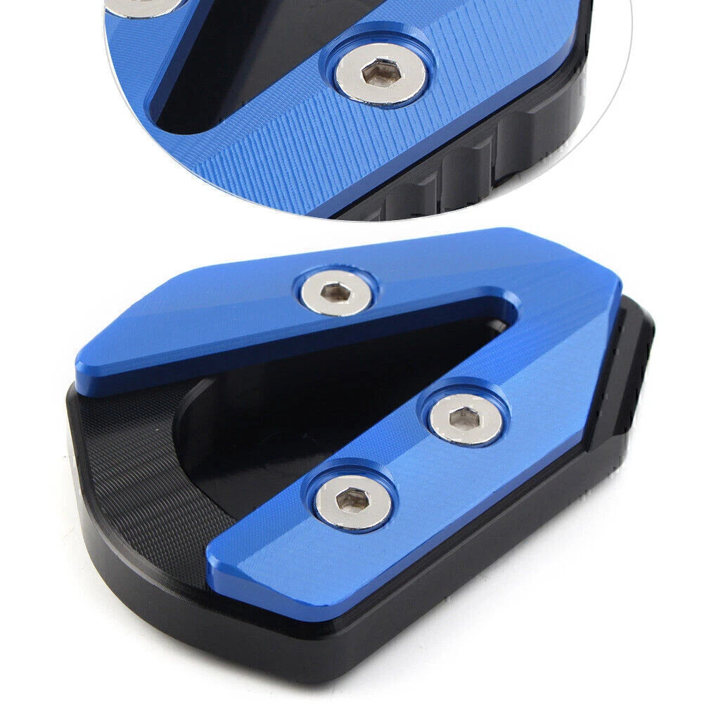 Blue Kickstand Foot Support Pad for Yamaha YZF-R6 (2017–2021)