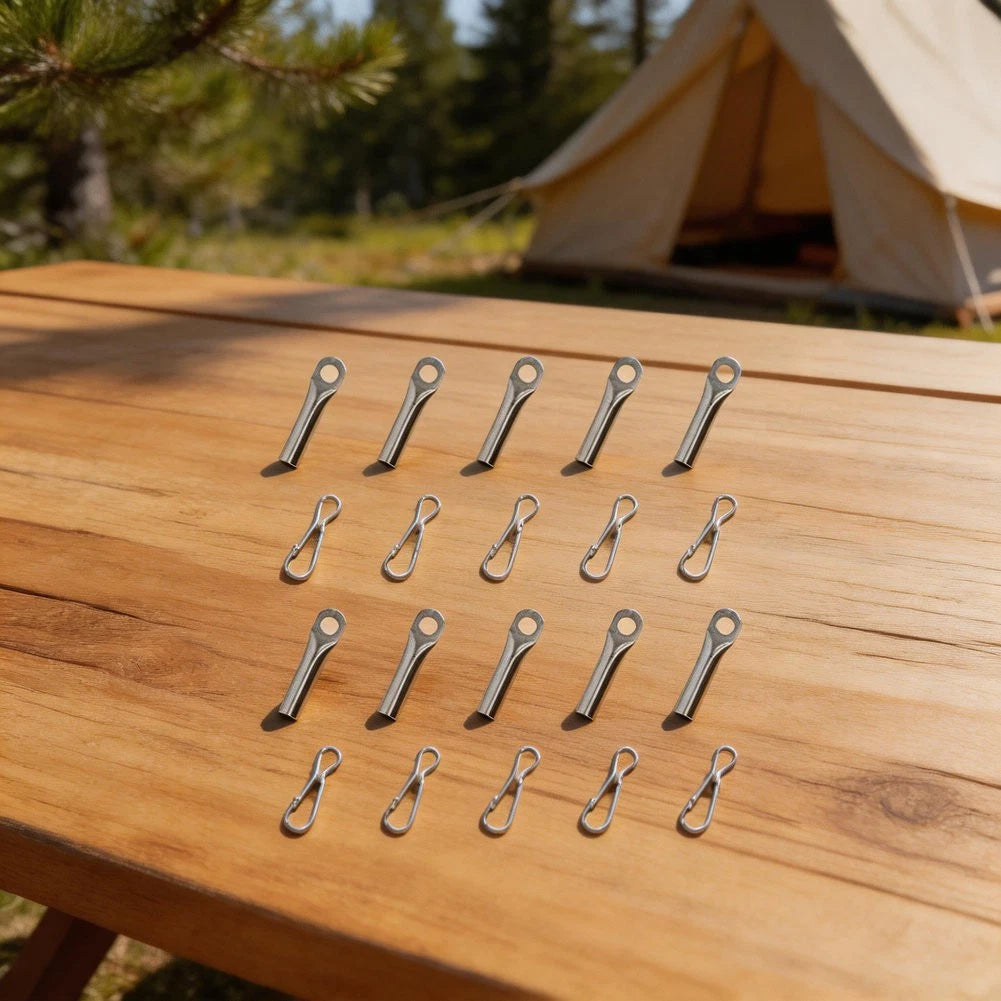 10pcs Trailer Tarp Fastener Kit for 8mm Rope