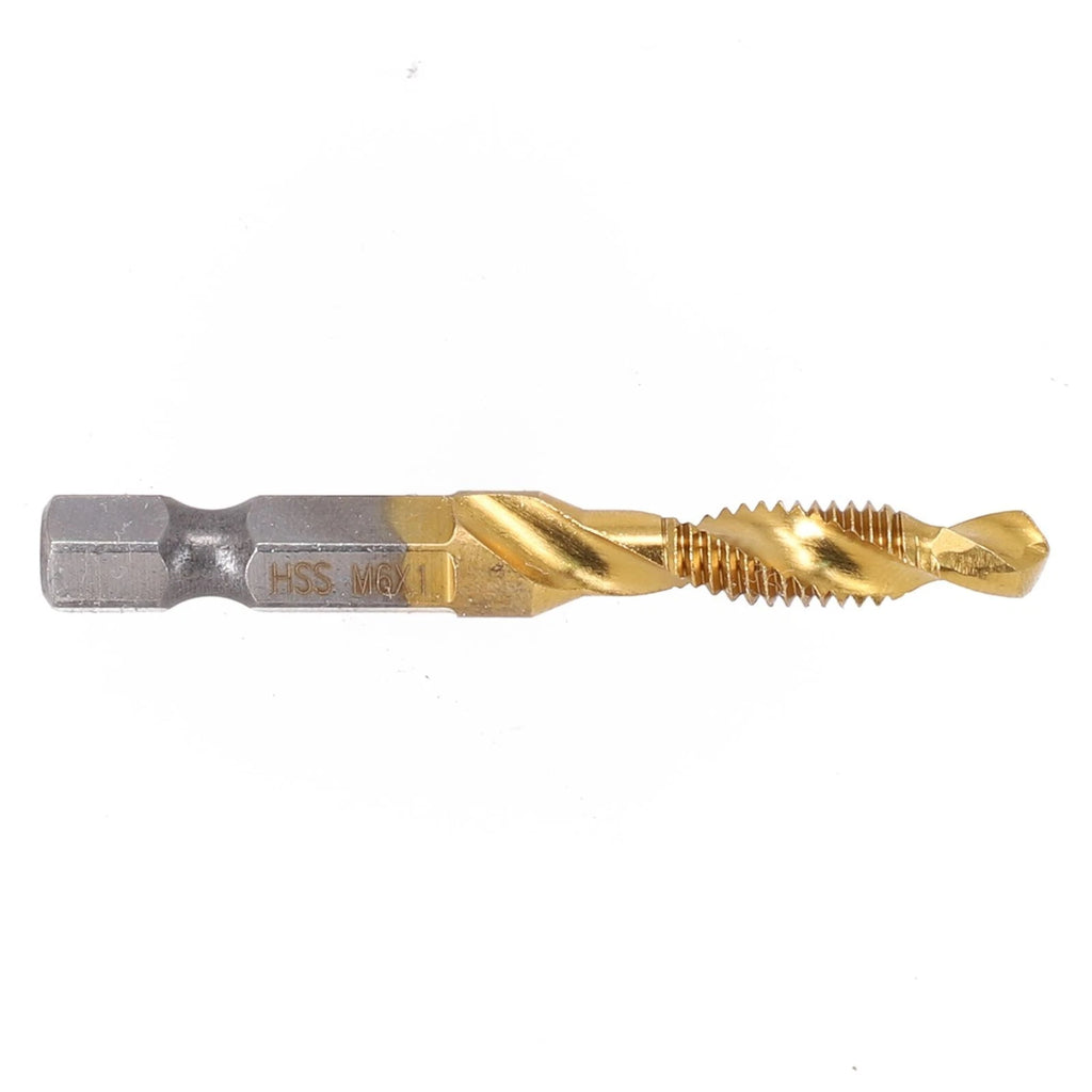 Hex Shank Compound Tap Drill Set for Metric Threads (6 Sizes)