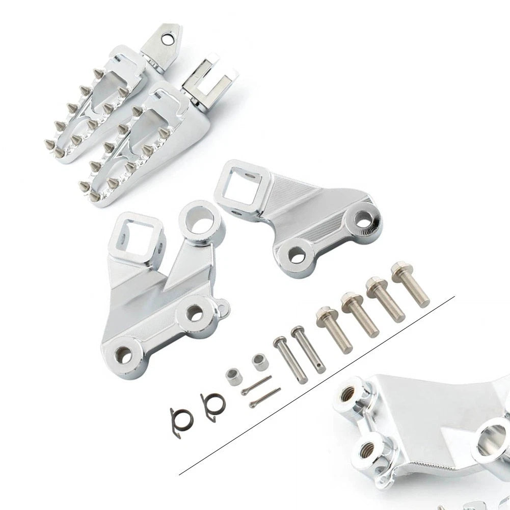 Chrome Front Footrest Bracket for Yamaha Vmax 1200 VMX1200 (1985–2007)