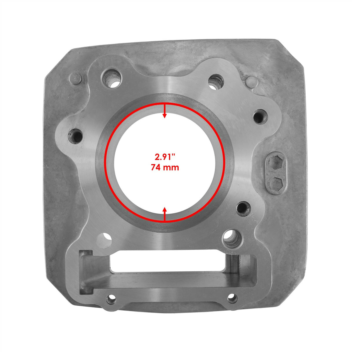 Cylinder for Honda GX120 Engine (74 mm Bore) (OEM Replacement) (2008–2018)
