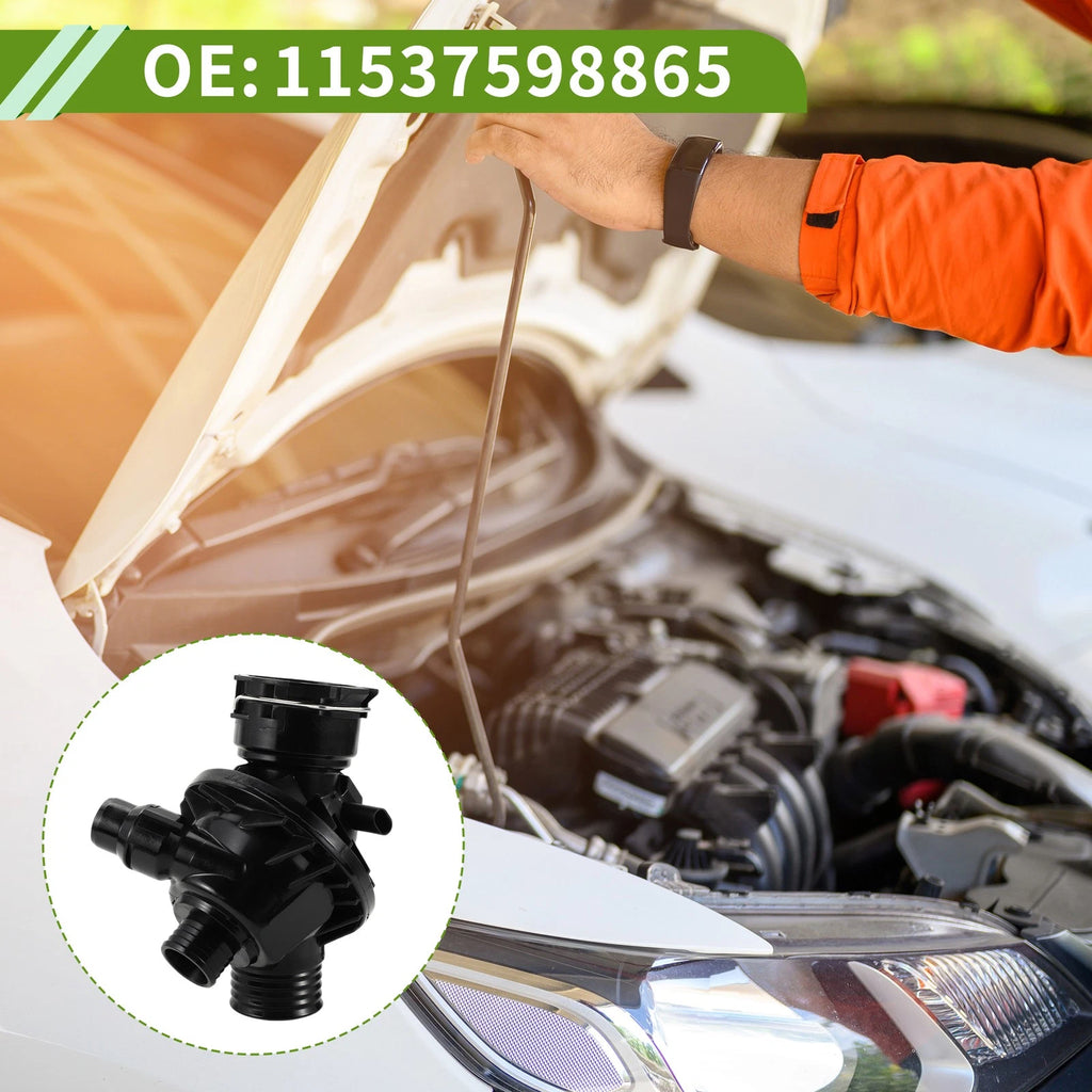 Engine Coolant Thermostat Housing Assembly Replacement for BMW 335i X5 X6 E92 E90 (2007–2016)