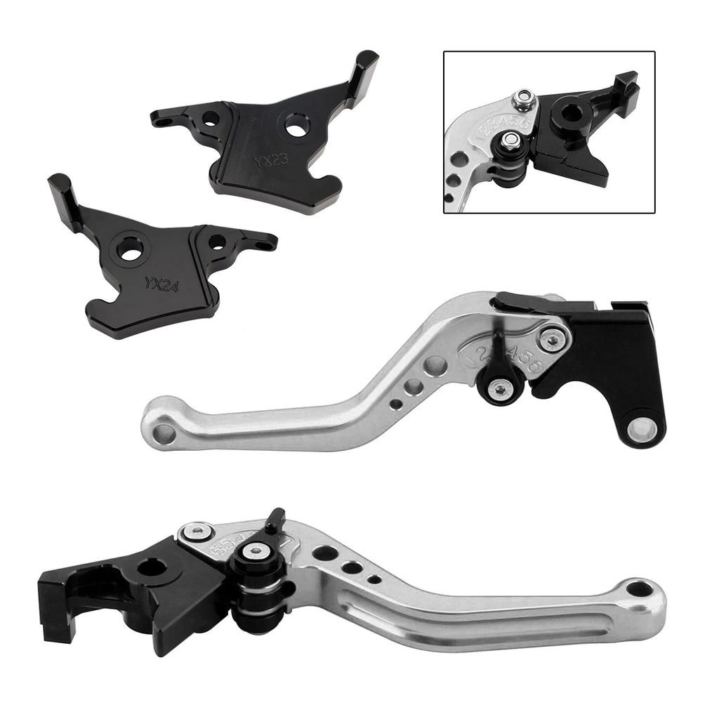 Short Clutch Brake Lever for Yamaha XMAX 300 (2023–2025) Silver