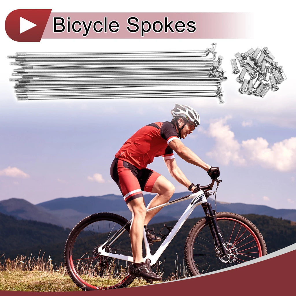Bicycle Spokes 182mm Replacement Set for 14G Wheel (2005–2015)