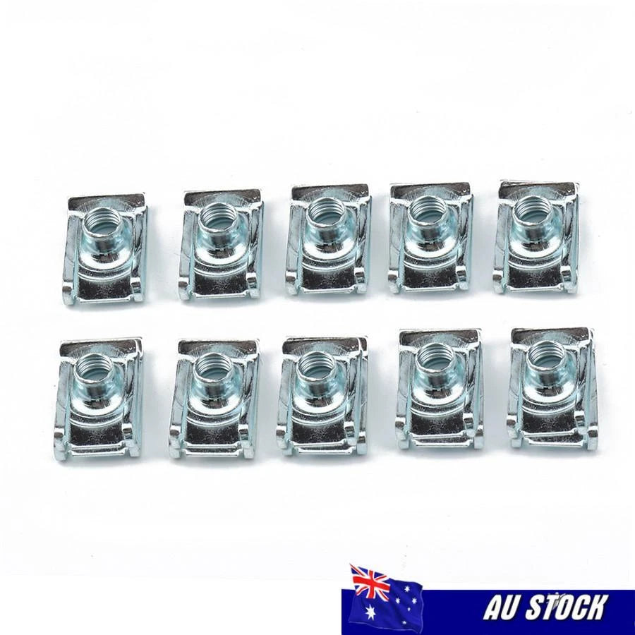 Set of 200 Spire Clips Nuts for M4 M5 M6 M8 Fasteners