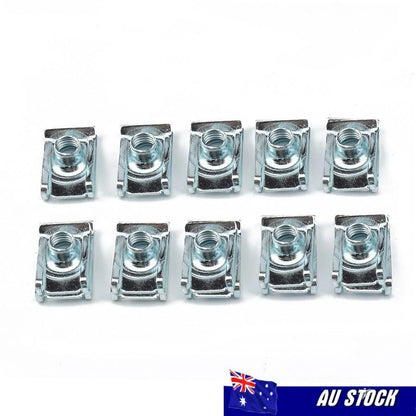 Set of 200 Spire Clips Nuts for M4 M5 M6 M8 Fasteners