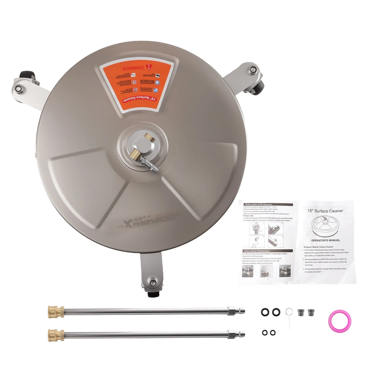 15" Pressure Washer Surface Cleaner for (4200PSI)