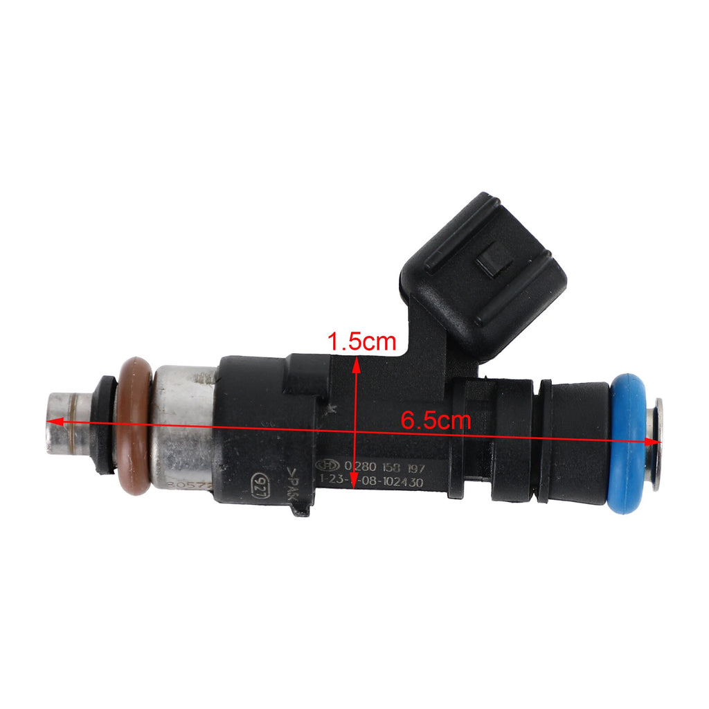 2X Fuel Injectors for Polaris Ranger XP 800 (2006–2014) 1204318 0280158197 GX1111IJ117XG