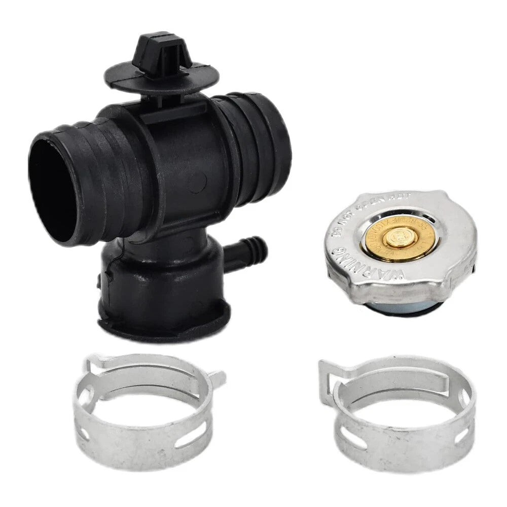 Coolant Neck Radiator Hose Connector with Cap For Chrysler Dodge Jeep 55116901AA