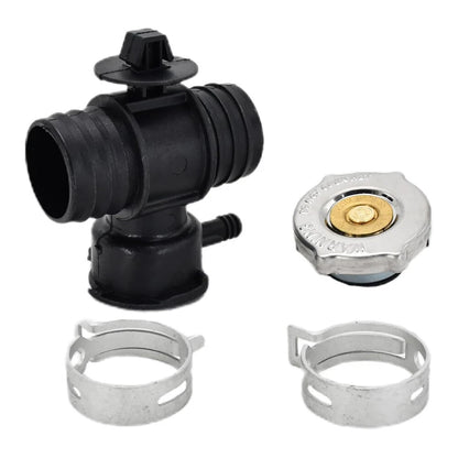 Coolant Neck Radiator Hose Connector with Cap For Chrysler Dodge Jeep 55116901AA