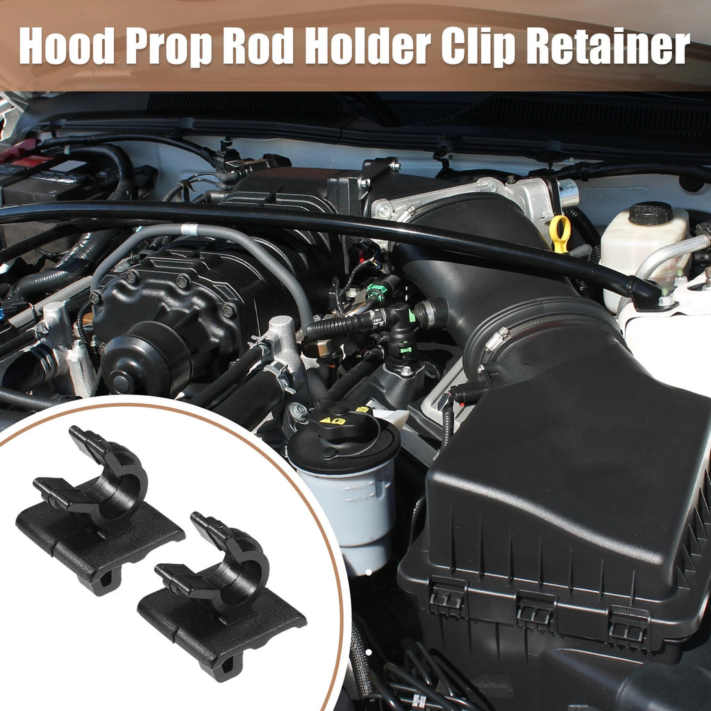 2Pcs Hood Prop Rod Holder Clip Retainer Replacement for Kia Rio (2006–2011)