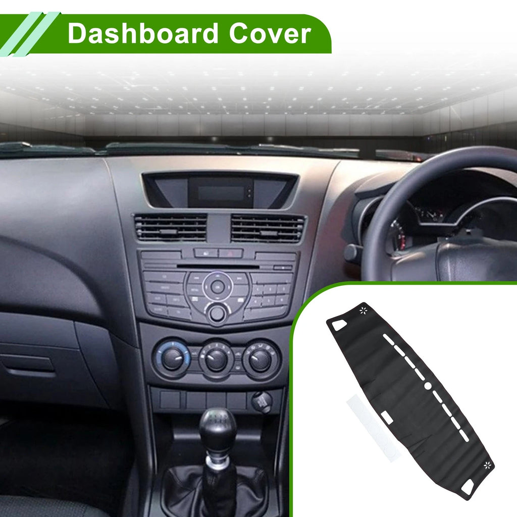Dashboard Cover Mat for Mazda BT50 TF 2007–2023 Dash Protection Black
