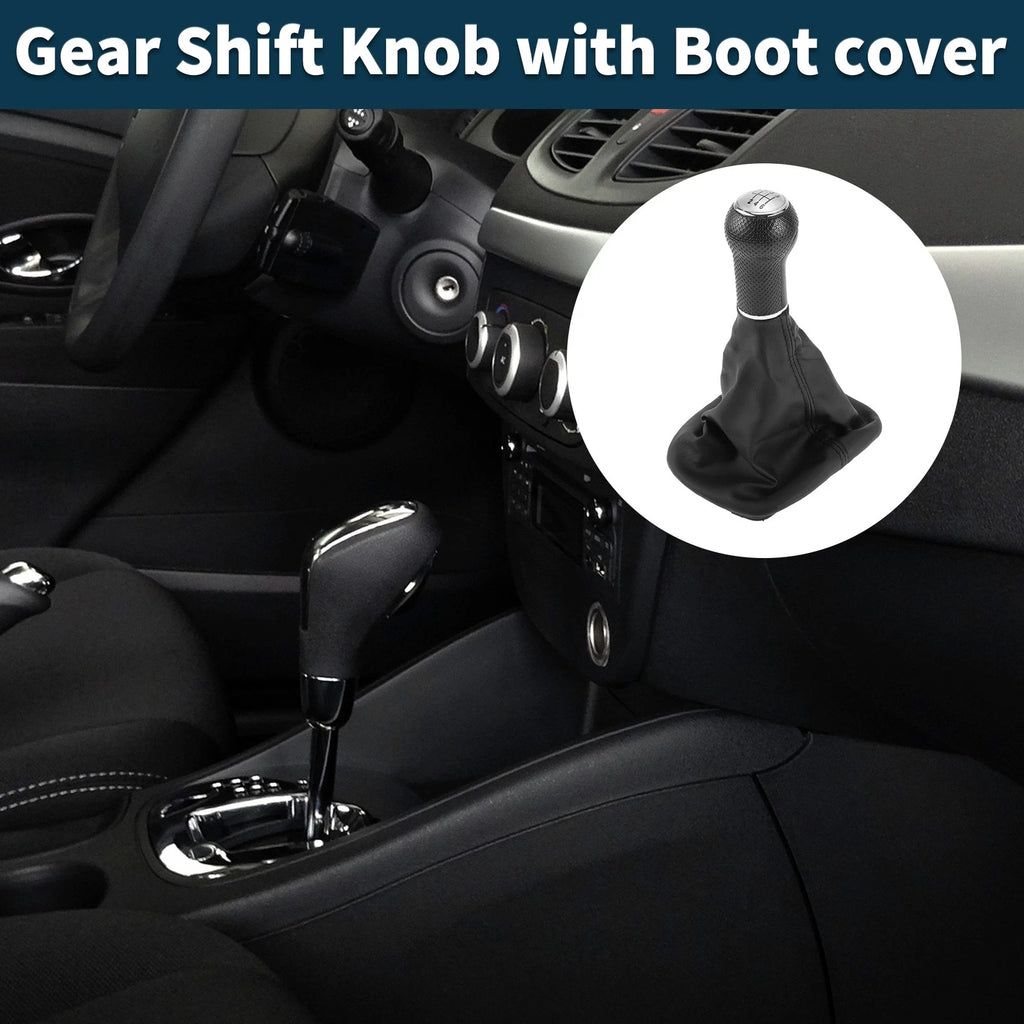 6 Speed Gear Shift Knob with Cover Replacement for Volkswagen Golf IV (1999–2006)