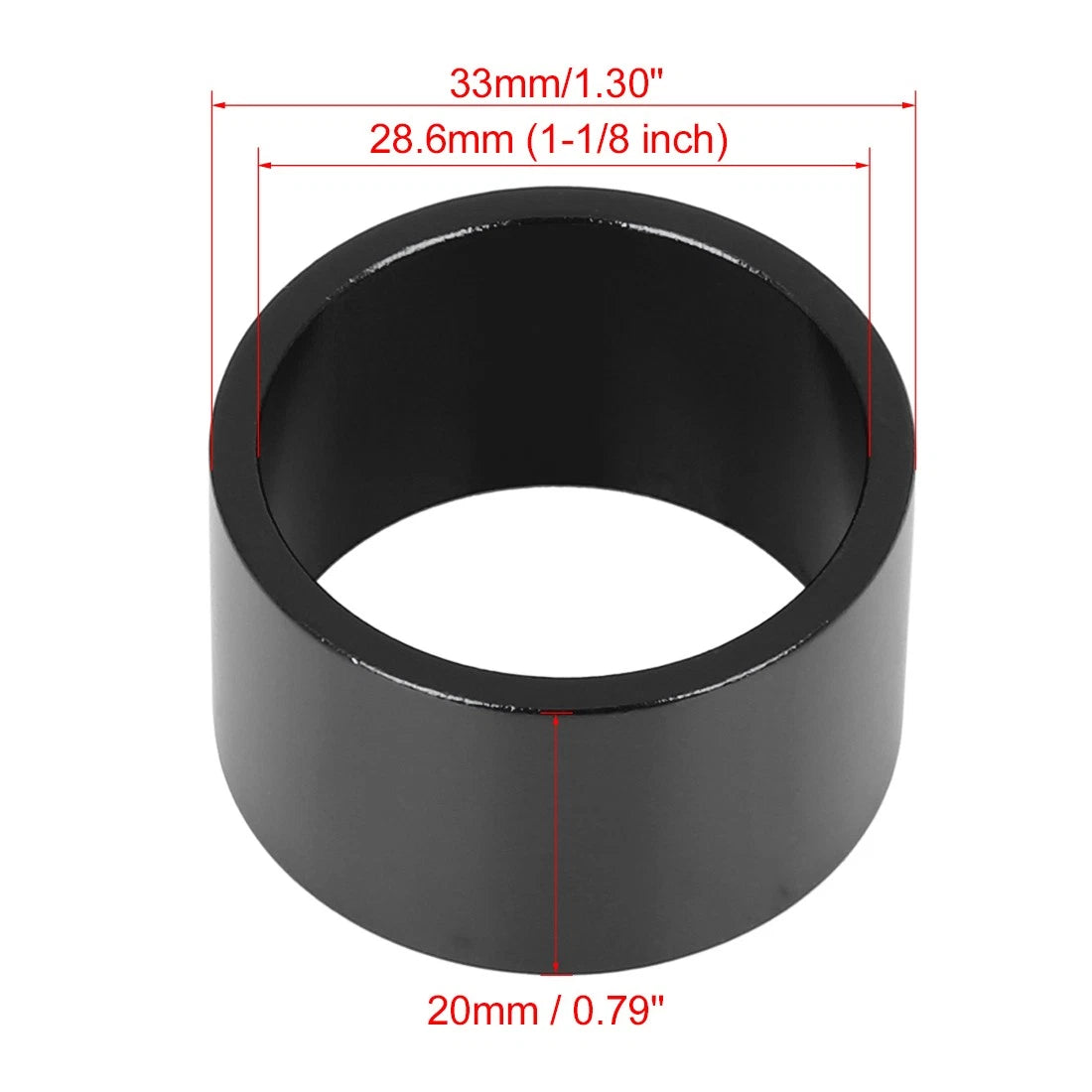 Bicycle Headset Spacers Universal Set of 5 for All Models (Universal)