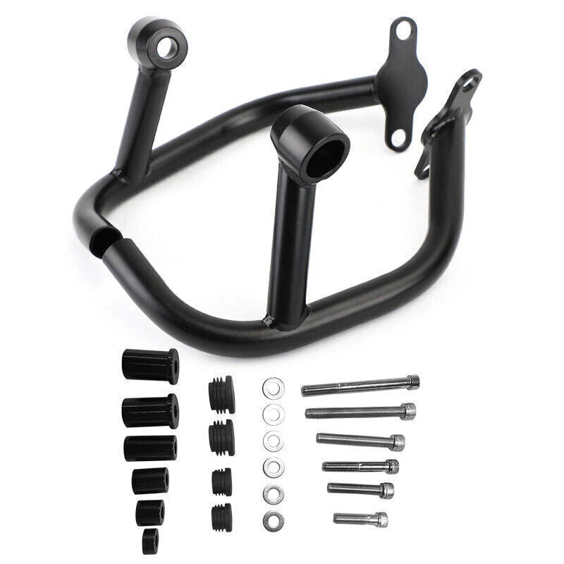 Black Crash Bar Engine Guard Bumper for Kawasaki Z900 (2020–2026) T9