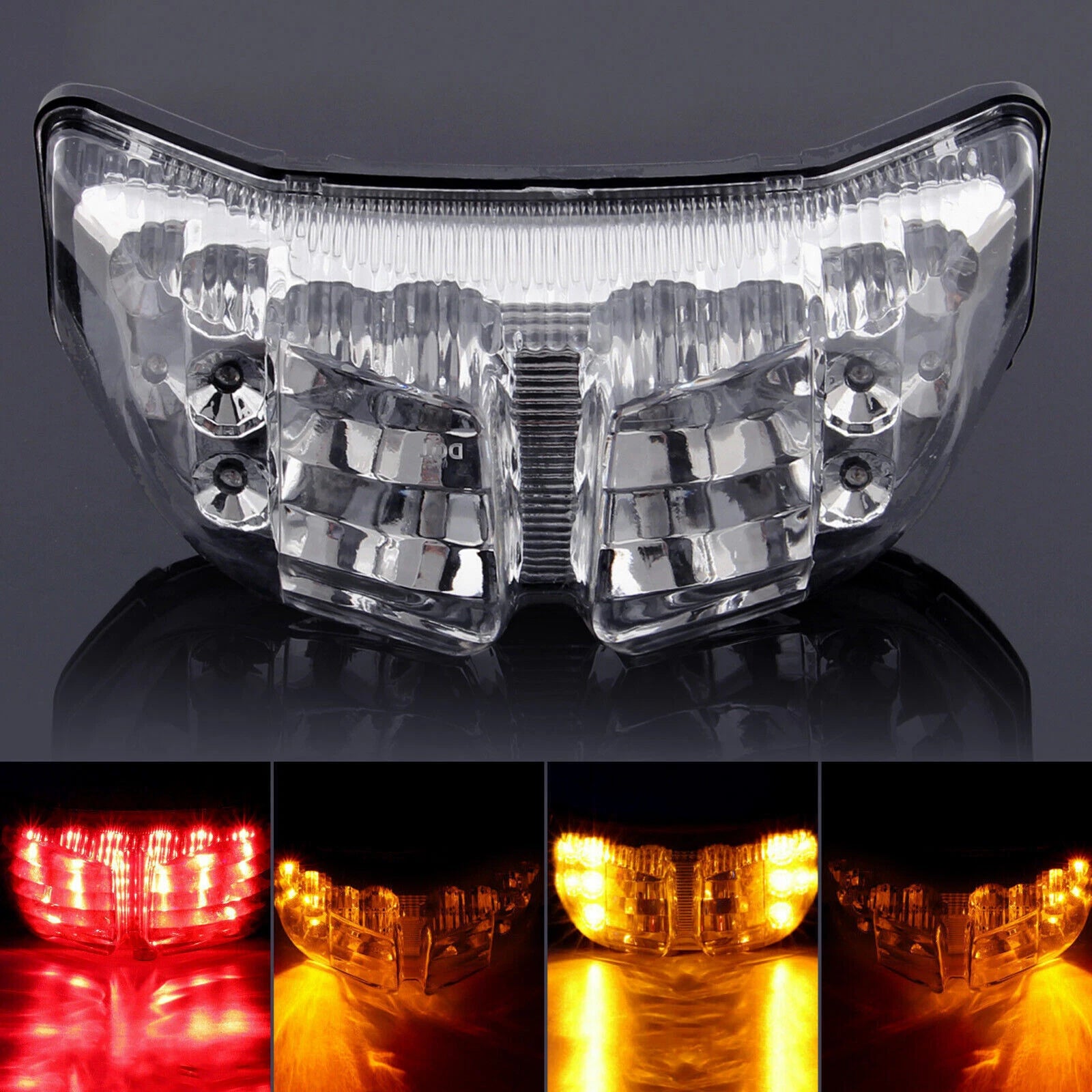 Integrated LED TailLight Turn Signals for Yamaha FZ1 (2006–2015) FAZR FZ8 (2010–2015)
