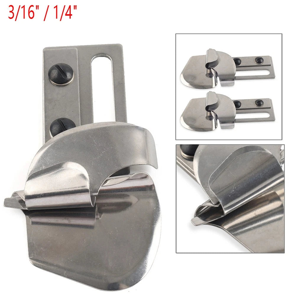#302H Lap Seam Folder Arm to Body Industrial 2-Needle Union Special Style Steel
