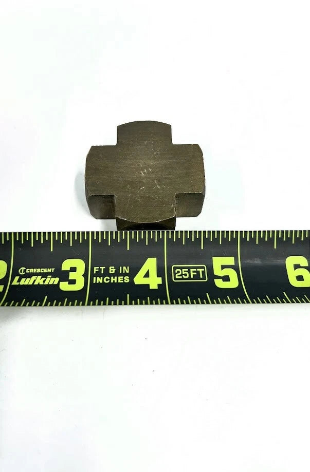 2X Brass Cross FNPT 1/2 in for Zoro
