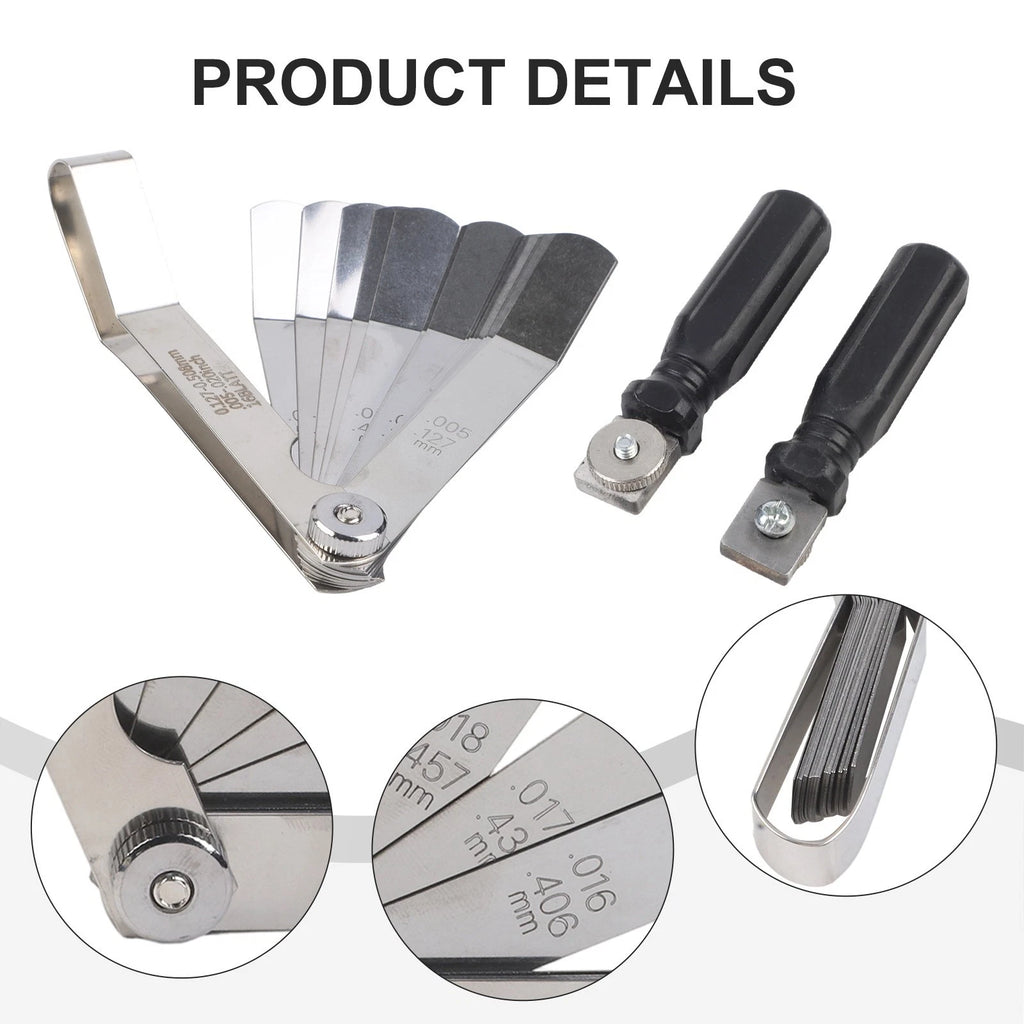 16 Piece Thickness Gauge Set for Vehicle Clearance