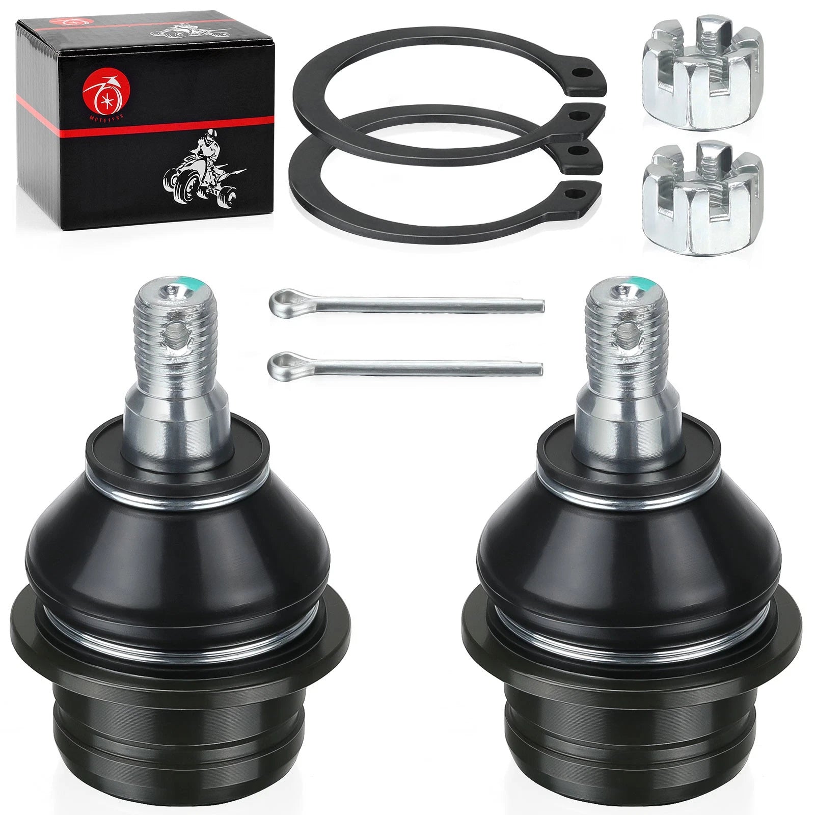 Set of 2 Upper Arm Ball Joints for Suzuki QuadSport Z400 (2003–2014)