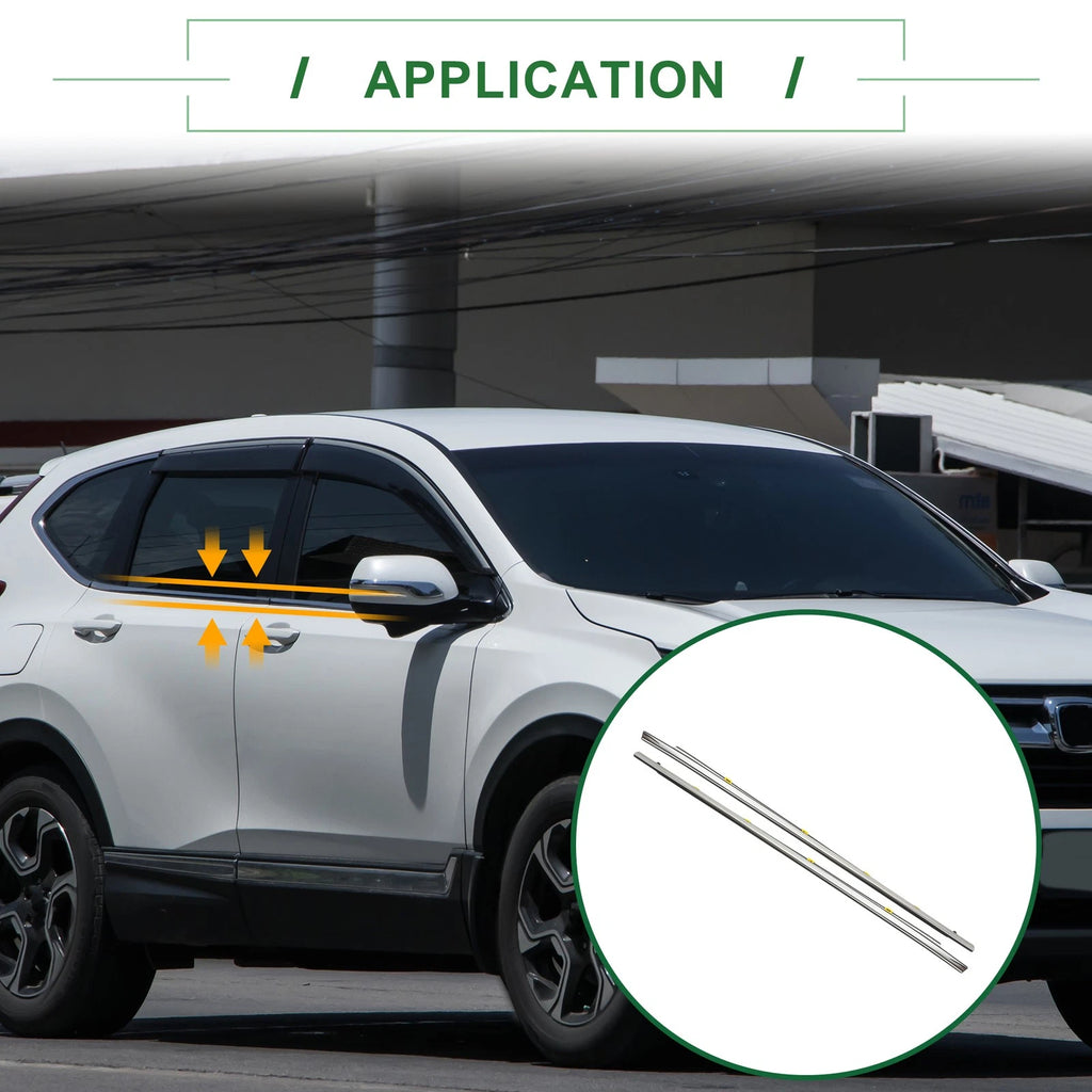 Weatherstrip Window Seal Front Left Right Replacement for Honda CR-V (2012–2016)