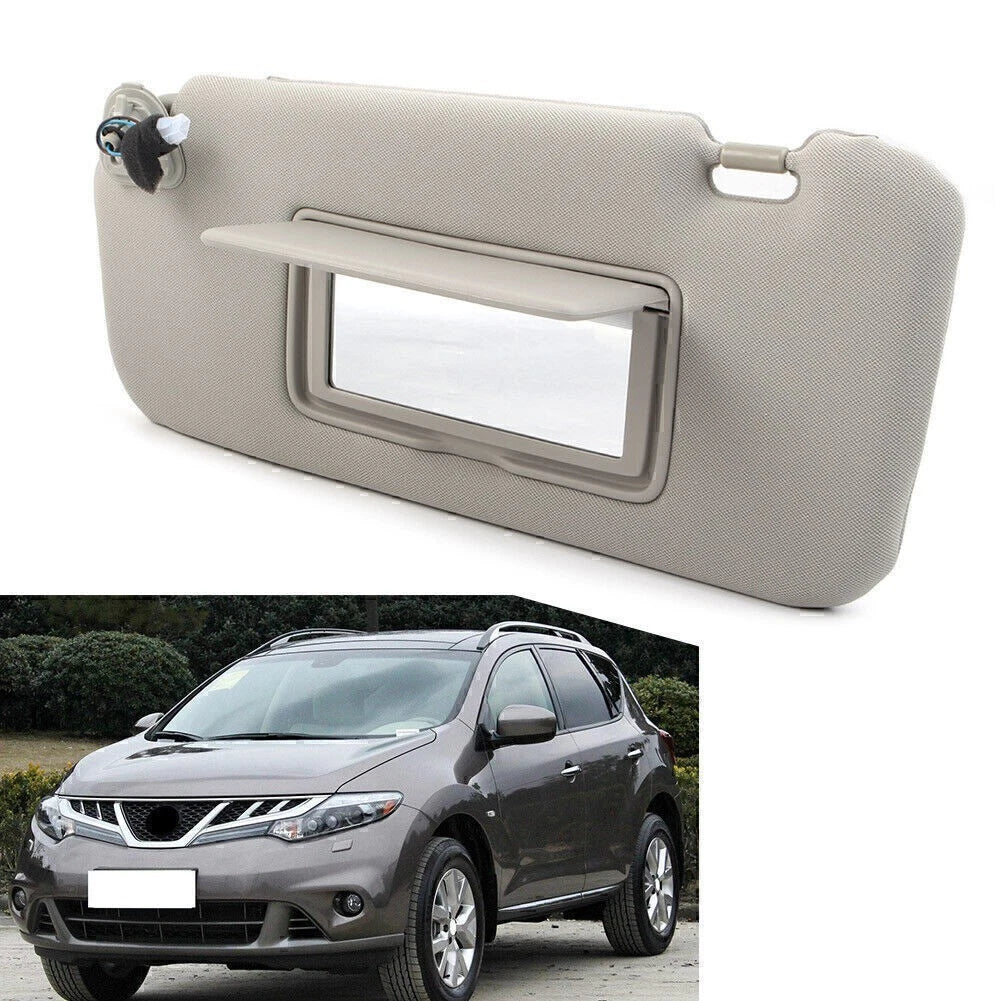 Left Sun Visor Sun Shade for Nissan Murano (2009–2014) 96401-1AA1B Gray