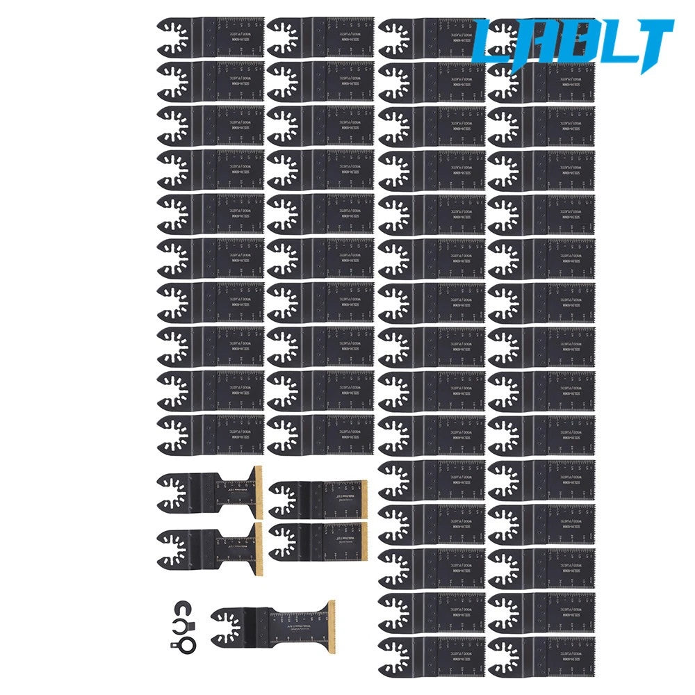 55Pcs Oscillating Tool Blade Set for Universal Use (Metal, Nails, Wood)