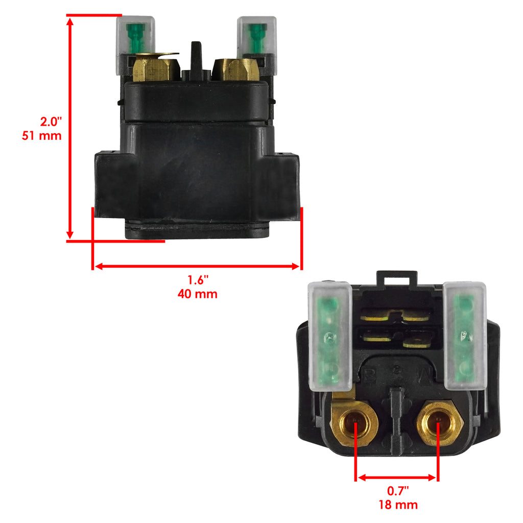 Starter Solenoid Relay Replacement for Yamaha MM600 Mountain Max 600 (2001–2002)