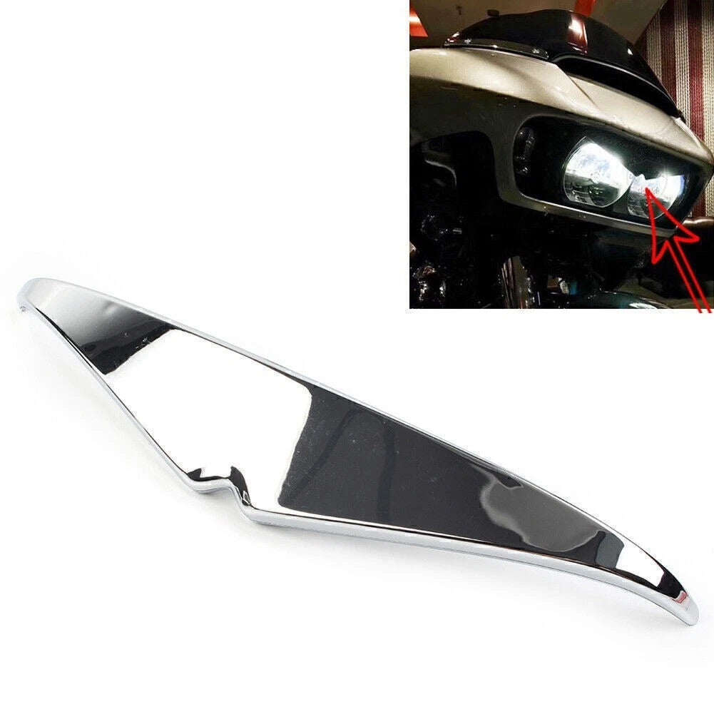 Headlight Eyebrow Eyelid Trim for Harley Road Glide FLTRX FLTRU (2015–2023)