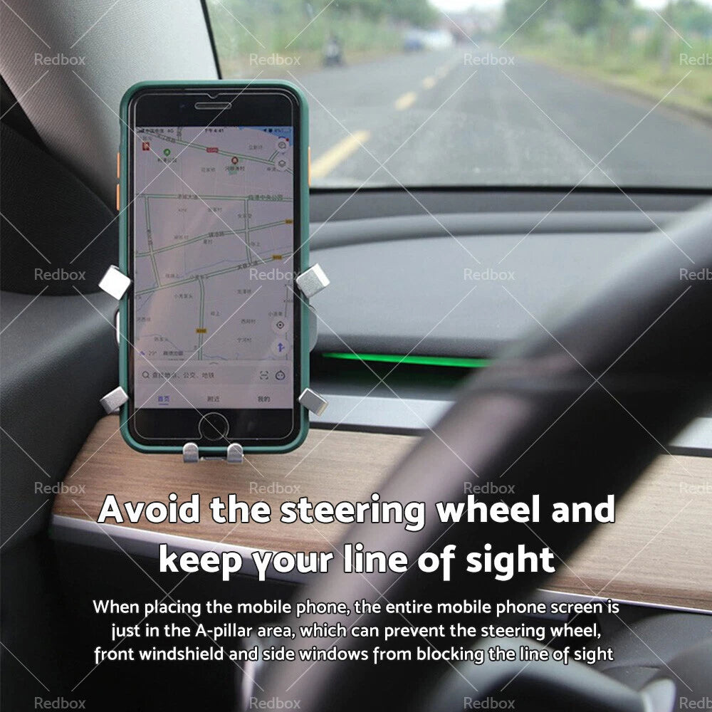 360° Rotation Phone Holder for Tesla Model 3 Y (2020–2021)