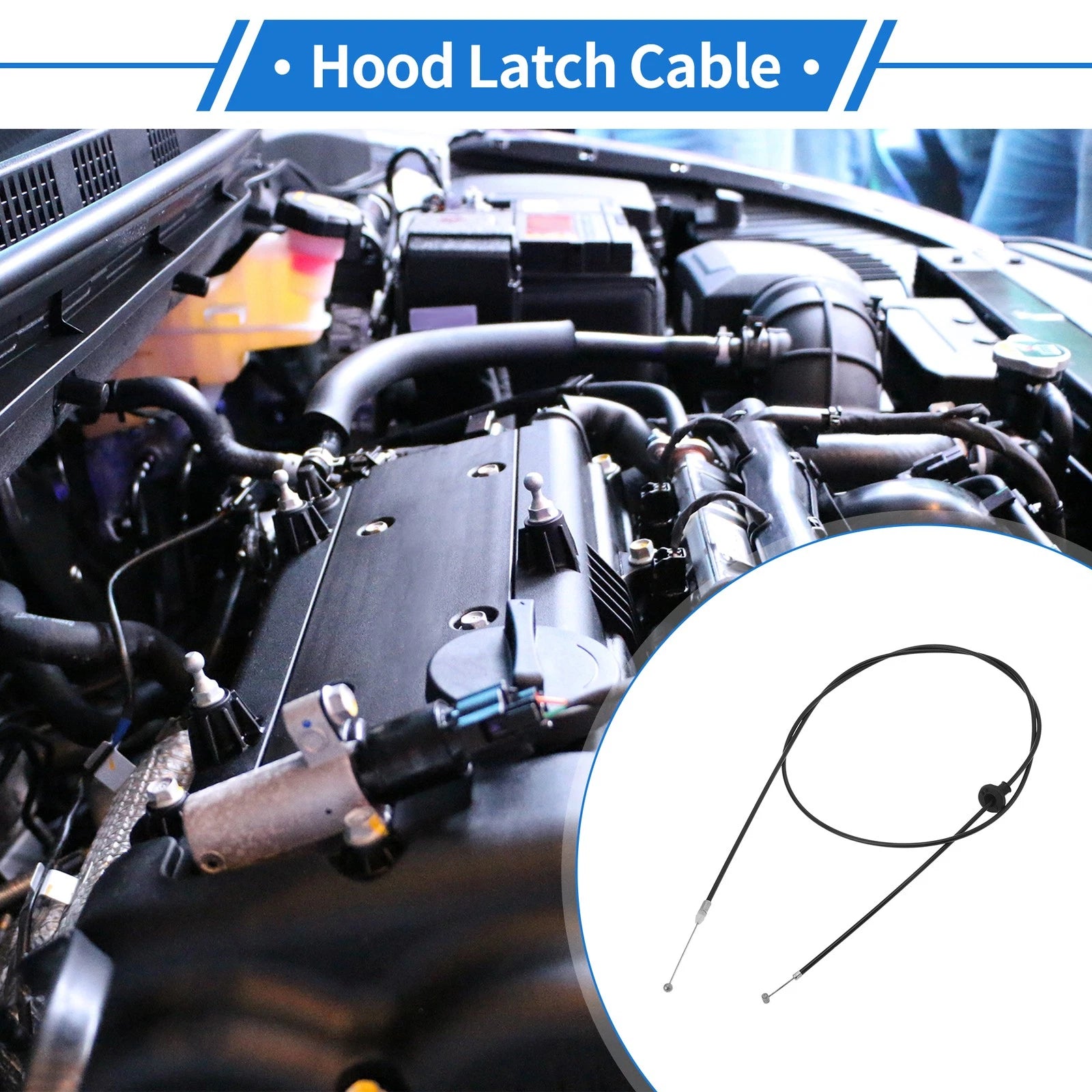 Hood Latch Release Cable Replacement for Pontiac Wave (2007–2008)