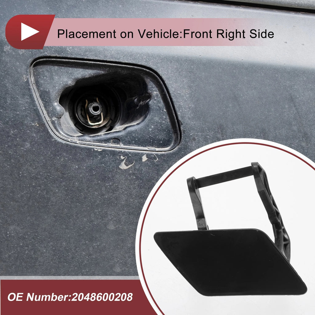 Washer Nozzle Cover Cap Front Right Replacement for Mercedes-Benz GLK350 (2010–2015)