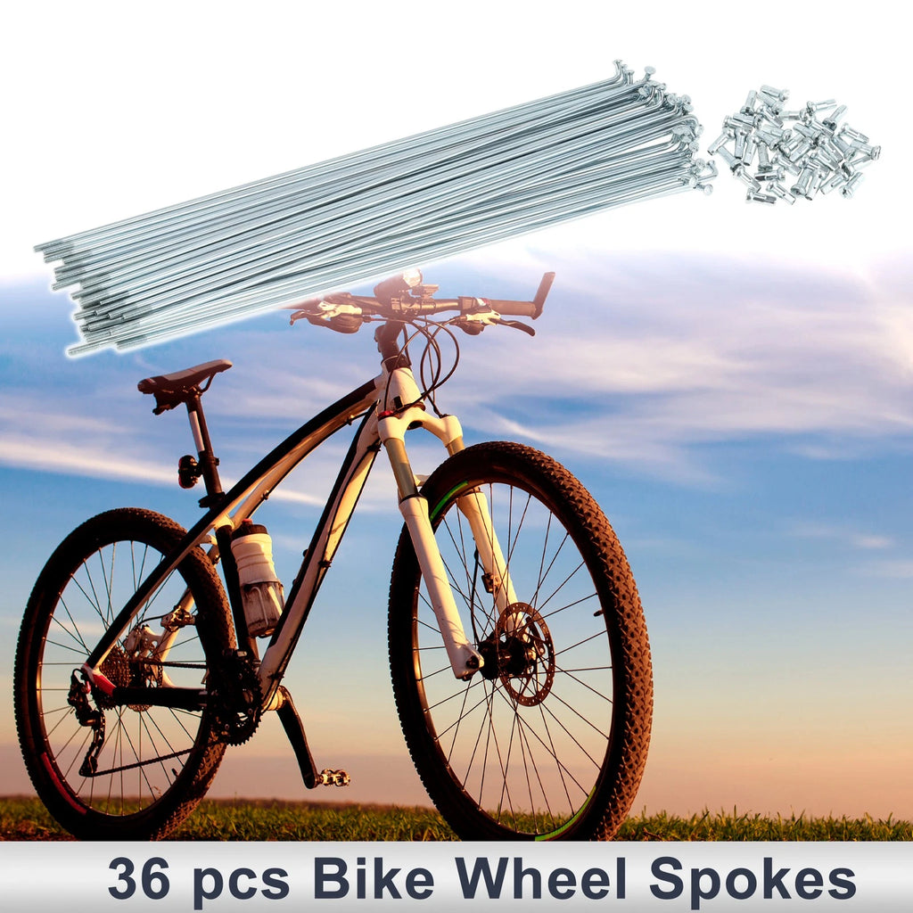 Spoke Nipple Set 12G 247mm Carbon Steel Galvanized for Bicycle Wheel