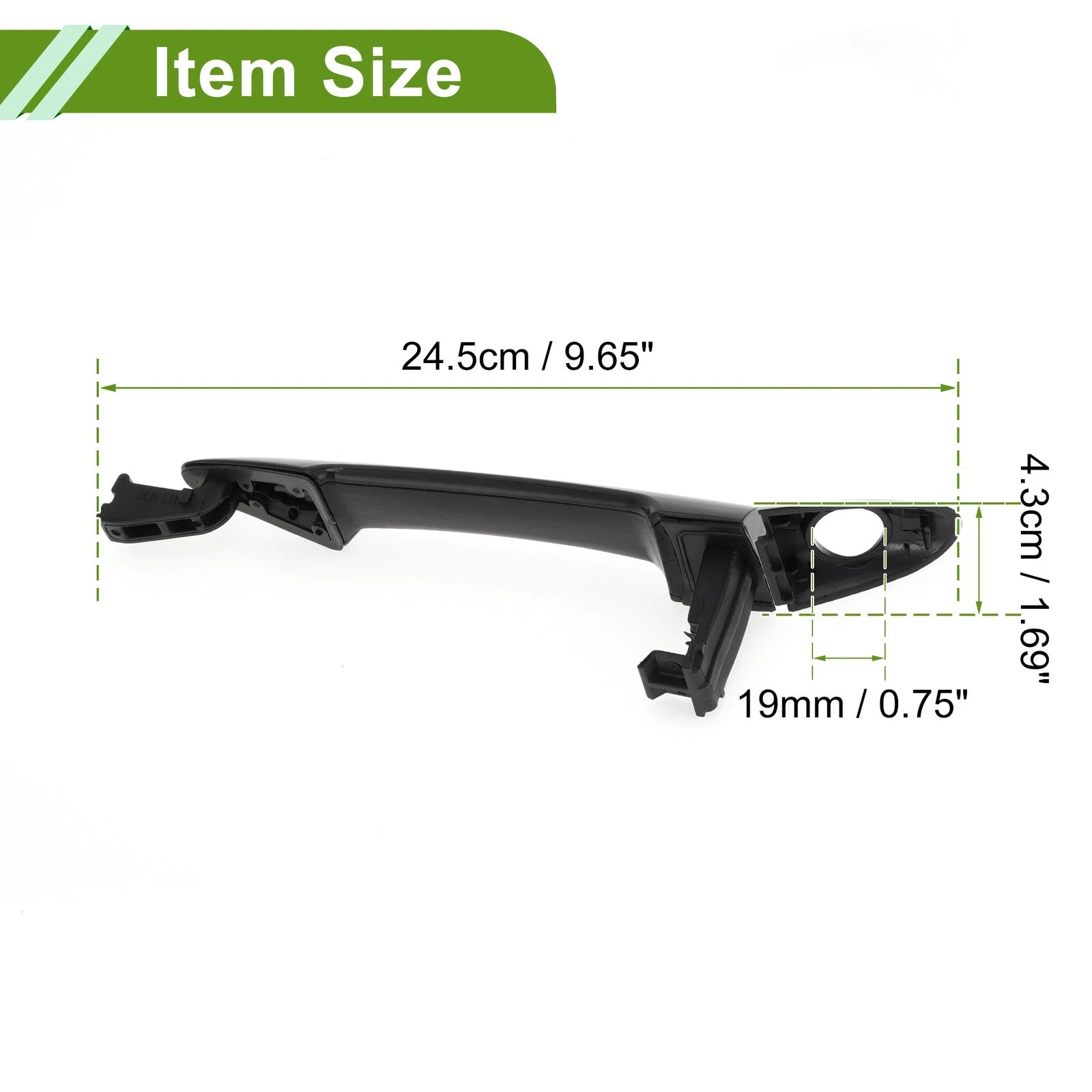 Exterior Door Handle Front Left Replacement for Kia Picanto (2011–2020)