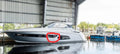 Left Hull Window for Azimut 43 Atlantis (OEM)