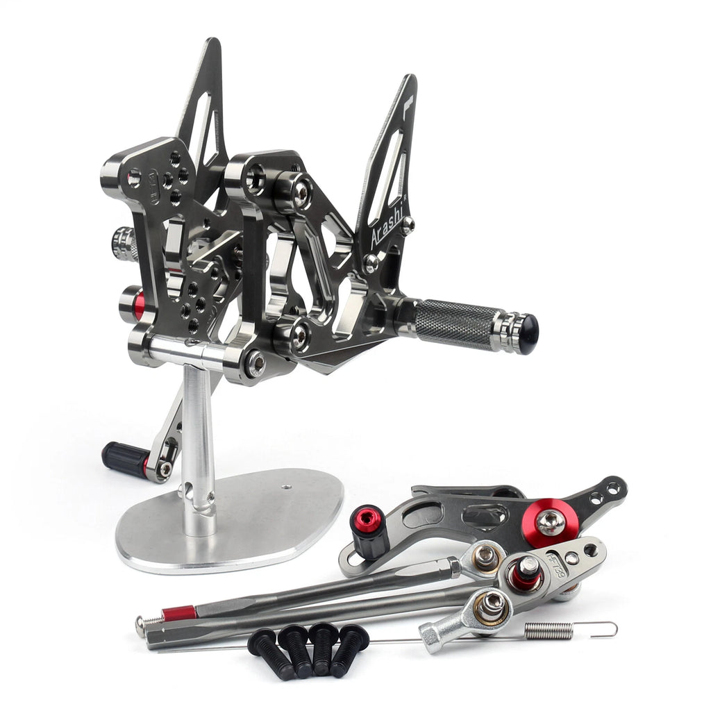 CNC Adjustable Rearset Foot Rest Pegs for MV Agusta F3 (2012–2016)