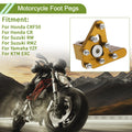 Motorcycle Foot Pegs Replacement for Honda CRF50 Footrests (2004–2019)