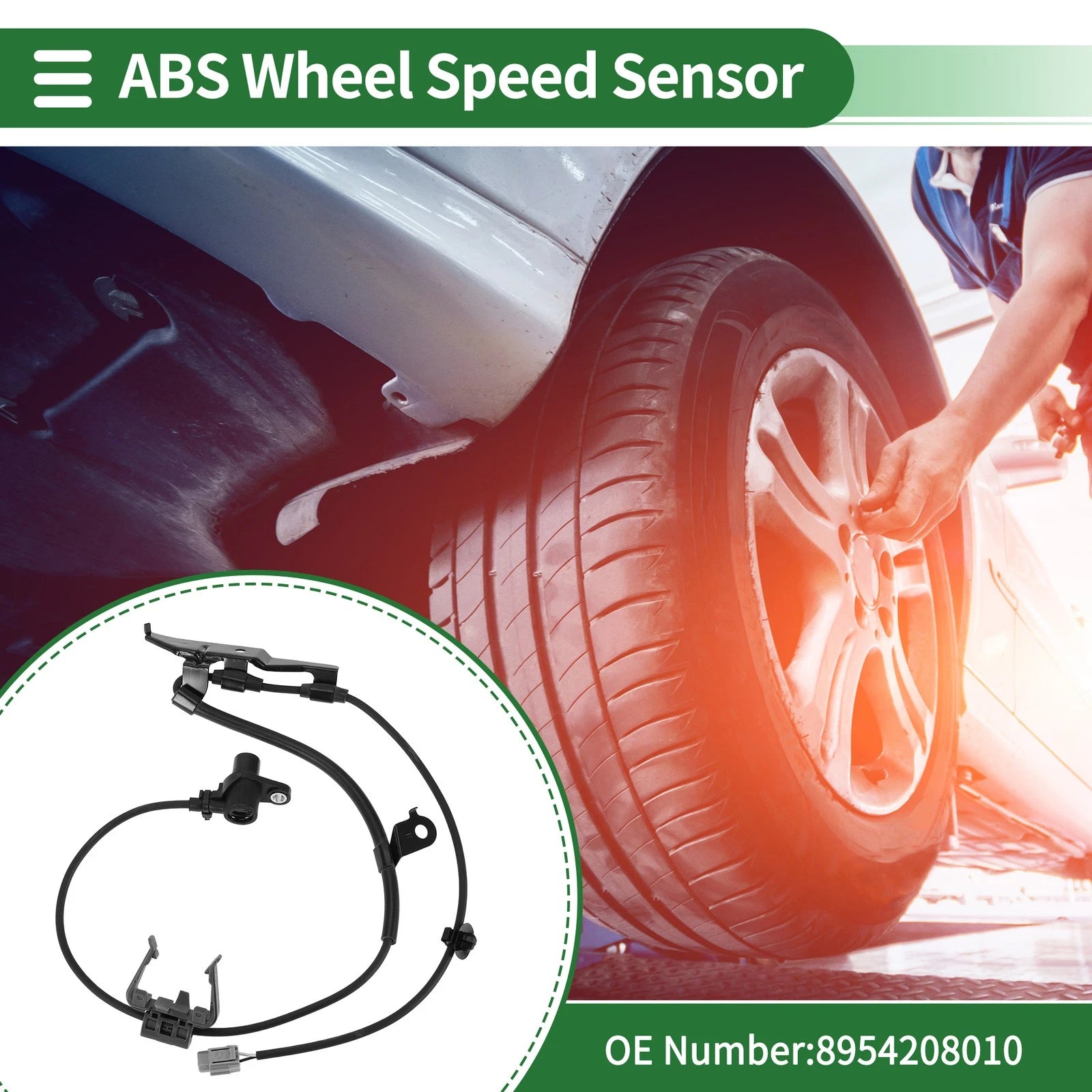 ABS Wheel Speed Sensor Replacement for Toyota Sienna Front Right (2004–2010)