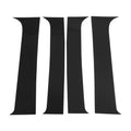 Pillar Window Trim Set for Chevy Suburban (2007–2013) Black