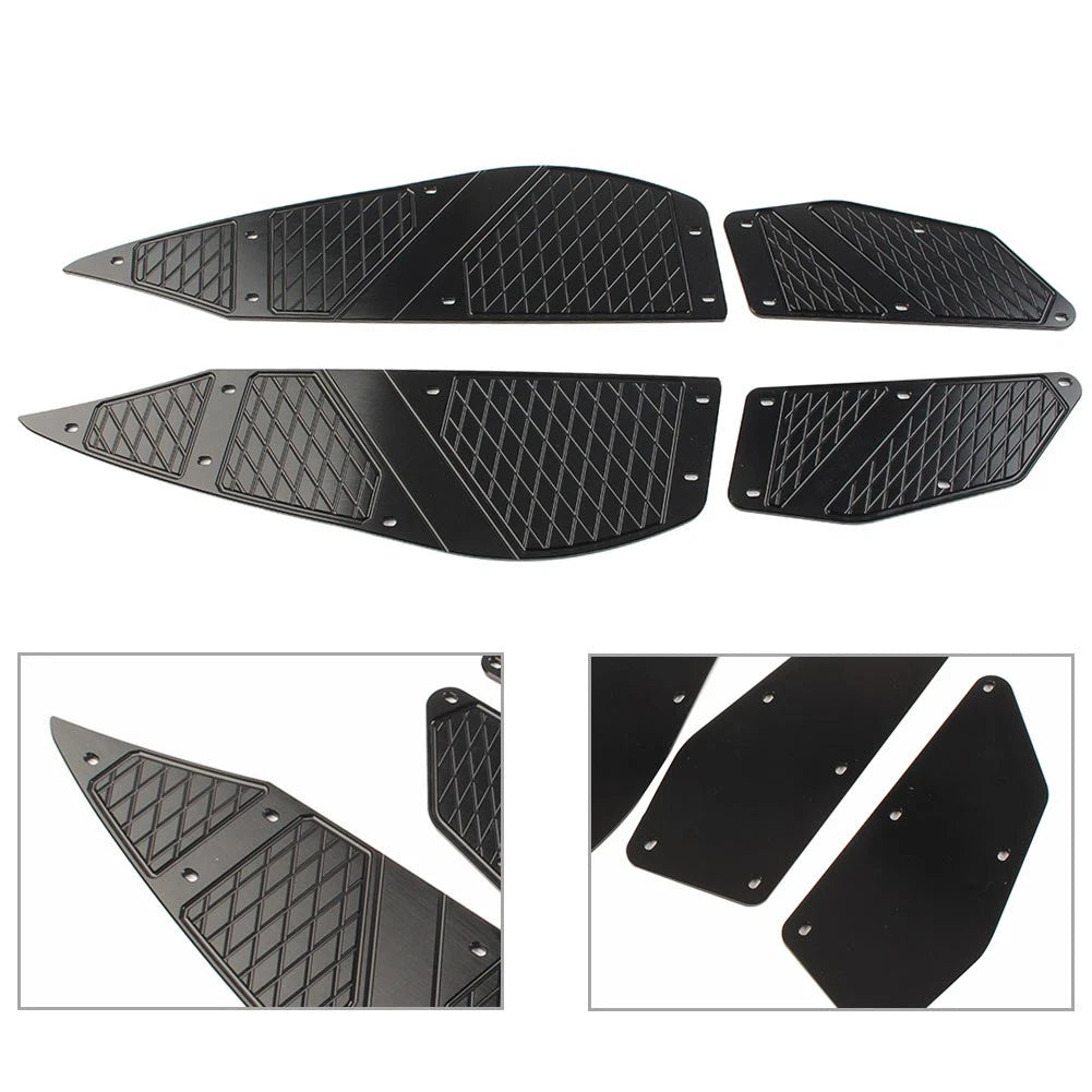 Footrest Foot Pads for Yamaha XMAX300 (2017-2018) & XMAX250 (2011-2016) Black
